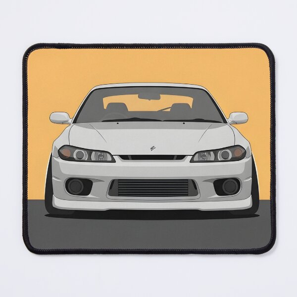 Item preview, Nissan Silvia S15 Front View JDM Drift Legend Minimalist Car Illustration designed and sold by Motorline44.