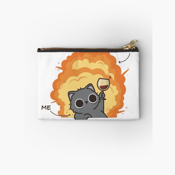 Item preview, Me vs Life Cat Explosion - Funny Dark Humor Art designed and sold by ahabboud.