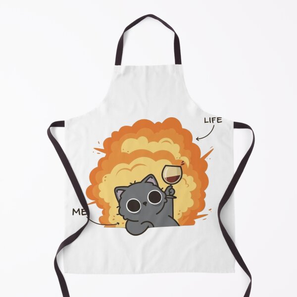 Item preview, Me vs Life Cat Explosion - Funny Dark Humor Art designed and sold by ahabboud.