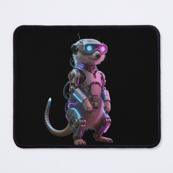 Item preview, Neon Sentinel Meerkat designed and sold by SynthRaccoon.