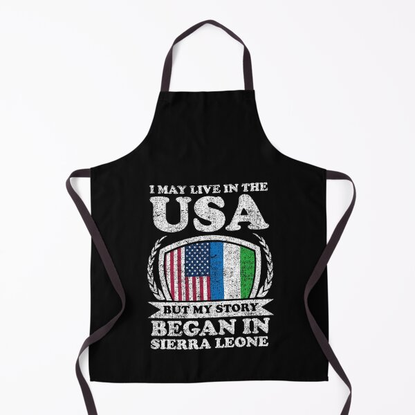 Item preview, I May Live In USA But My Story Began In Sierra Leone designed and sold by GabbyKash.