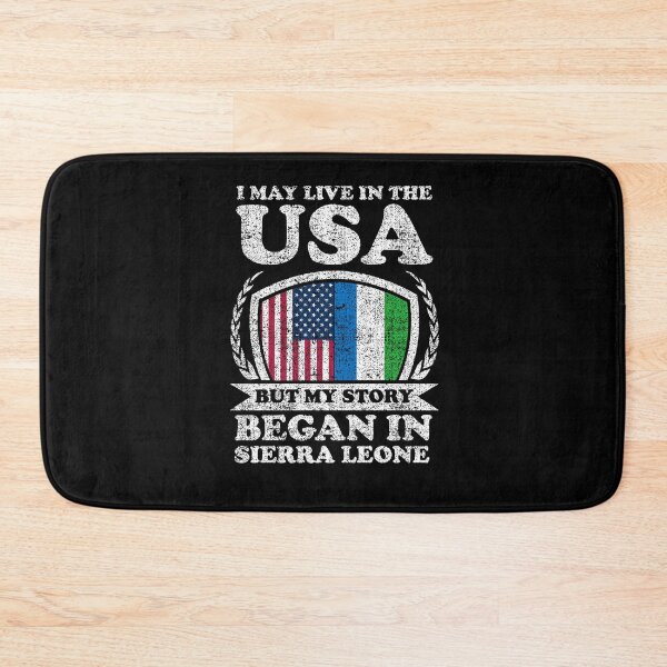 Item preview, I May Live In USA But My Story Began In Sierra Leone designed and sold by GabbyKash.