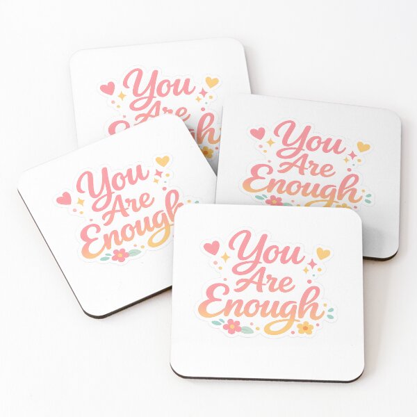 Item preview, Uplifting You Are Enough Gift for Mental Health Awareness Lovers T-Shirt Design Art designed and sold by Divakar Fashion.