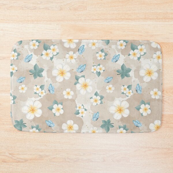 Item preview, Watercolor Tropical Flower Seamless Pattern Plumeria Frangipani Floral Botanical Cottagecore VIntage designed and sold by FRH Design ⭐⭐⭐⭐⭐.
