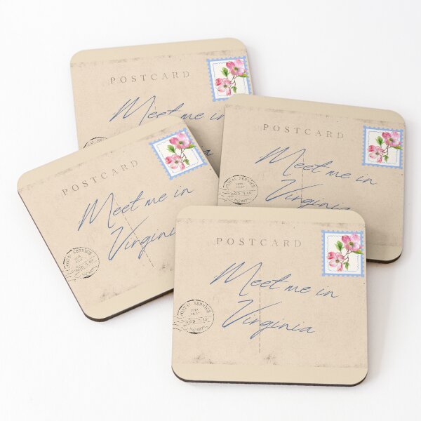 Item preview, Meet me in Virginia, State Flower Stamp designed and sold by TKimerer.
