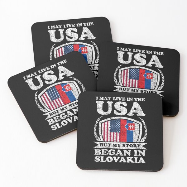 Item preview, I May Live In USA But My Story Began In Slovakia   designed and sold by GabbyKash.