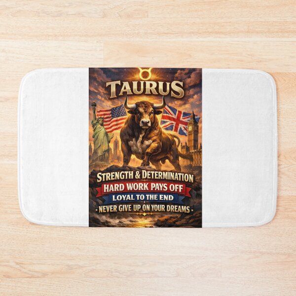 Item preview, Taurus Strength Determination Bold Zodiac Art designed and sold by Zodiac Celestial Art.