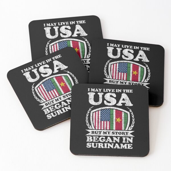 Item preview, I May Live In USA But My Story Began In Suriname designed and sold by GabbyKash.