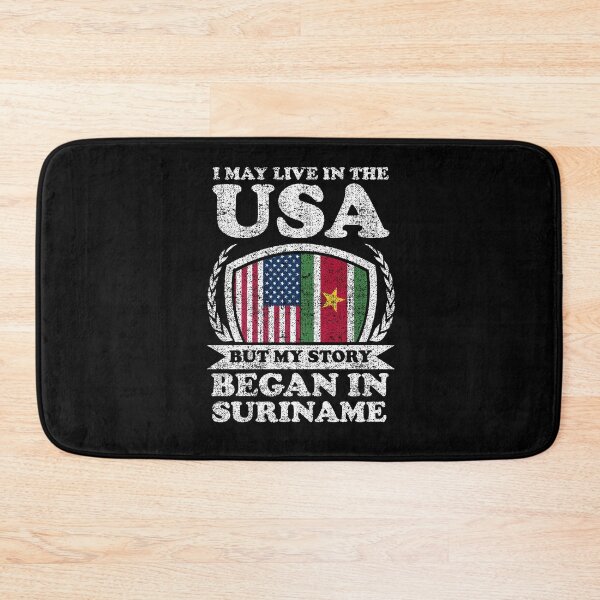 Item preview, I May Live In USA But My Story Began In Suriname designed and sold by GabbyKash.