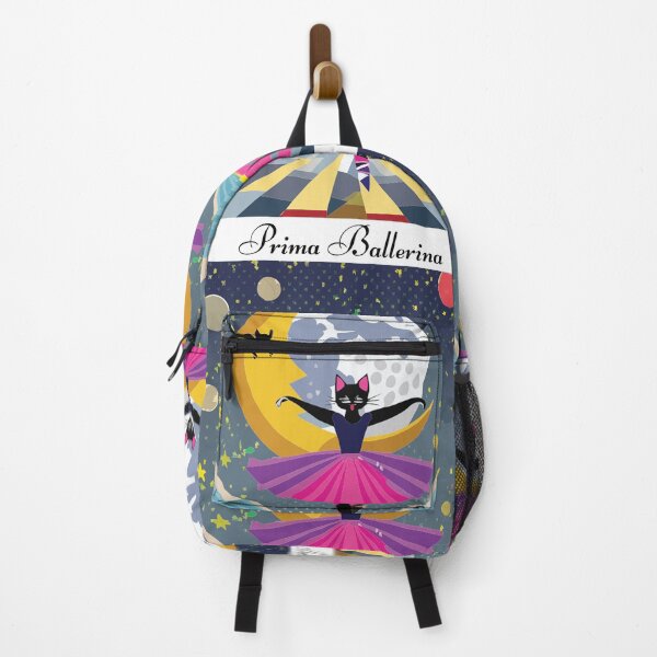 Item preview, Prima Ballerina Cosmic Cat Ballerina Dancing Moon Night designed and sold by VISO-art.