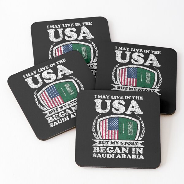 Item preview, I May Live In USA But My Story Began In Saudi Arabia  designed and sold by GabbyKash.