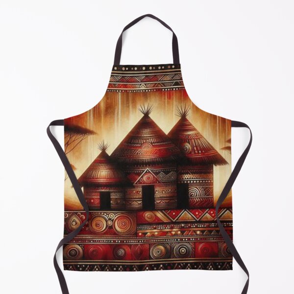 Item preview, Huts, Tribal Art Style  designed and sold by Shs-Kenya.