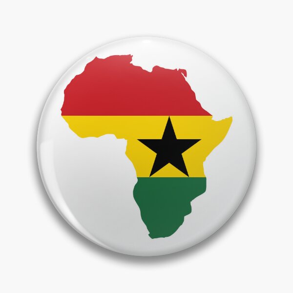 Item preview, Africa Map Ghana Flag Black Star Design designed and sold by fritz-10signer.