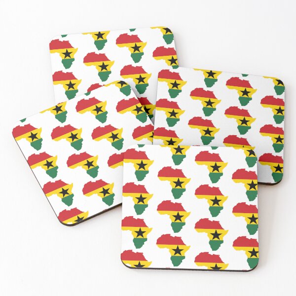 Item preview, Africa Map Ghana Flag Black Star Design designed and sold by fritz-10signer.