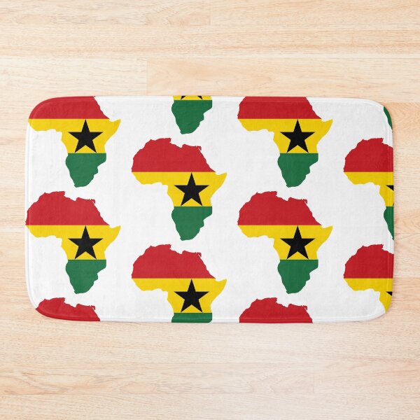 Item preview, Africa Map Ghana Flag Black Star Design designed and sold by fritz-10signer.