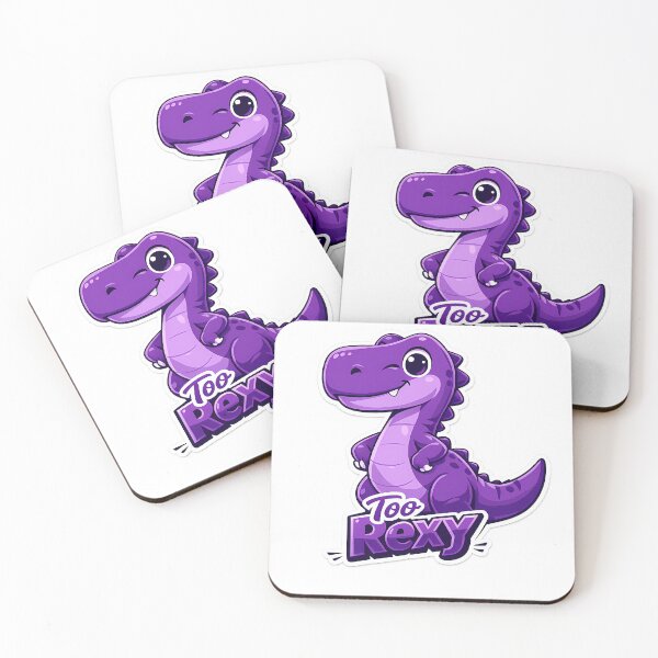 Item preview, Too Rexy Cute Purple Dinosaur designed and sold by Mastermind-Art.