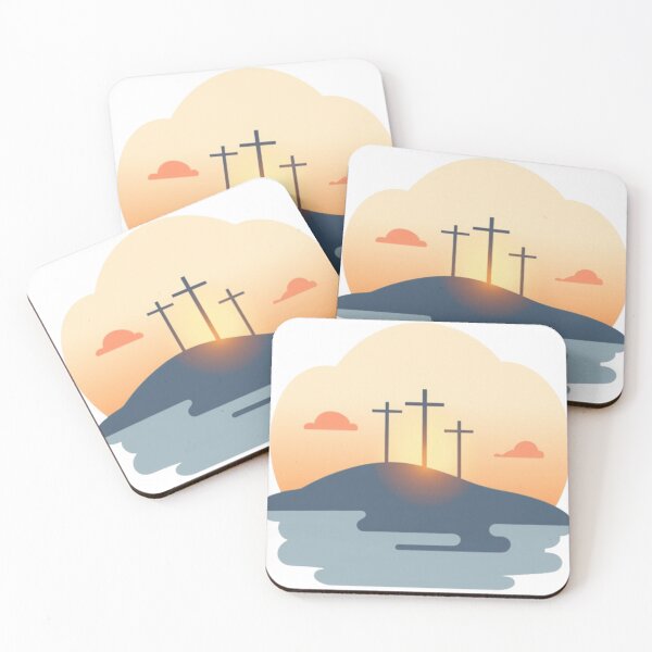 Item preview, He Is Risen Minimal Cross Glow designed and sold by Dreprogress.