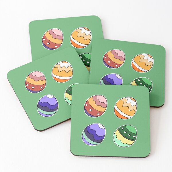 Item preview, Colorful Patterned Easter Eggs Sticker Set designed and sold by ubborn.