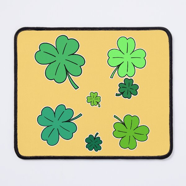 Item preview, Lucky Green Four Leaf Clover Pattern Illustration designed and sold by ubborn.