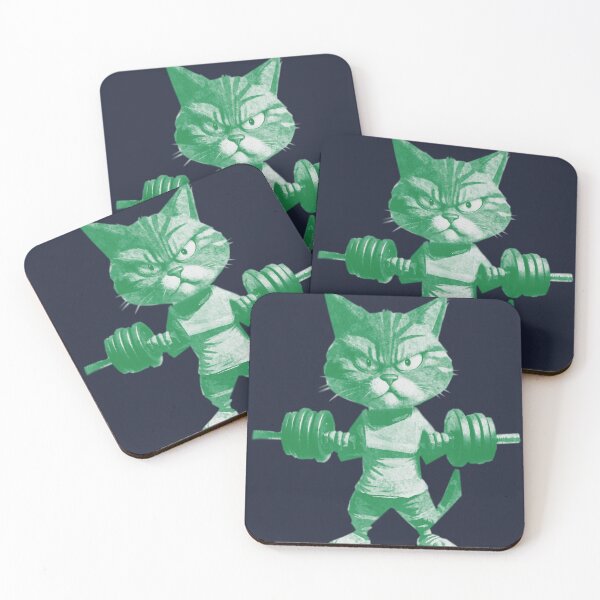 Item preview, Grim Gym Cat designed and sold by kinpirks.