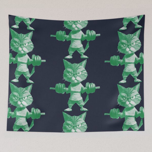 Item preview, Grim Gym Cat designed and sold by kinpirks.