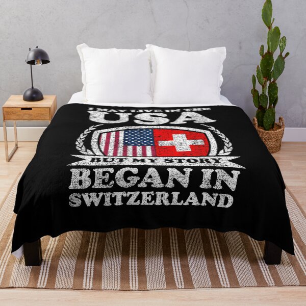 Item preview, I May Live In USA But My Story Began In Switzerland designed and sold by GabbyKash.