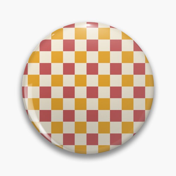Item preview, Pink and Mango Checkered Pattern designed and sold by The Innocent Ghost Project.