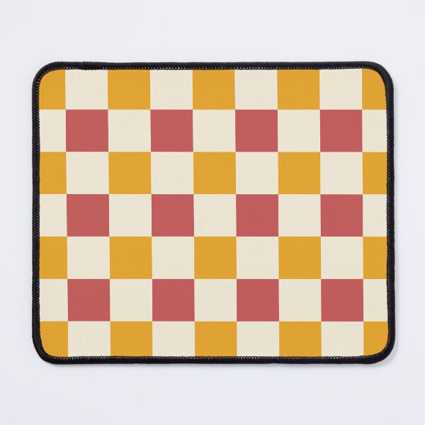 Item preview, Pink and Mango Checkered Pattern designed and sold by The Innocent Ghost Project.