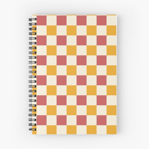Item preview, Pink and Mango Checkered Pattern designed and sold by The Innocent Ghost Project.