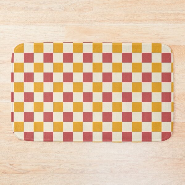 Item preview, Pink and Mango Checkered Pattern designed and sold by The Innocent Ghost Project.