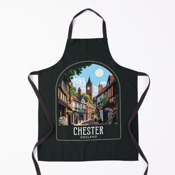 Item preview, Chester Vintage Travel Illustration designed and sold by HomeLivingCo.