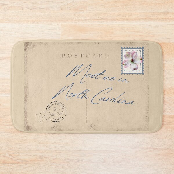 Item preview, Meet me in North Carolina, State Flower Stamped designed and sold by TKimerer.