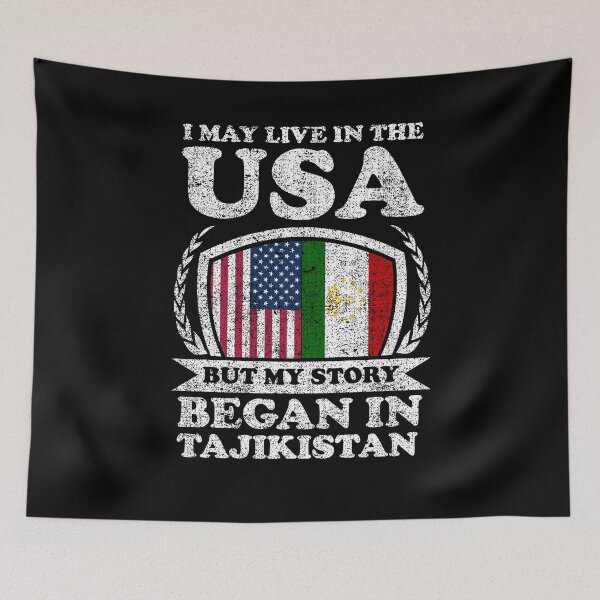 Item preview, I May Live In USA But My Story Began In Tajikistan  designed and sold by GabbyKash.
