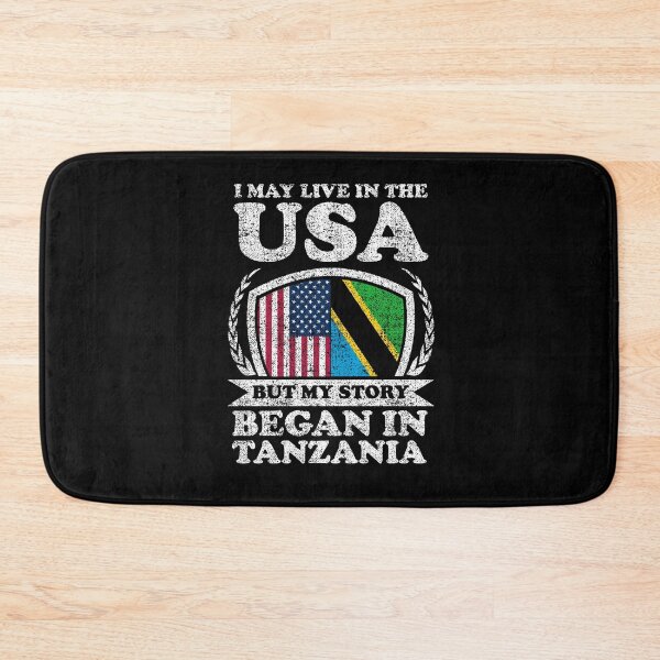 Item preview, I May Live In USA But My Story Began In Tanzania designed and sold by GabbyKash.