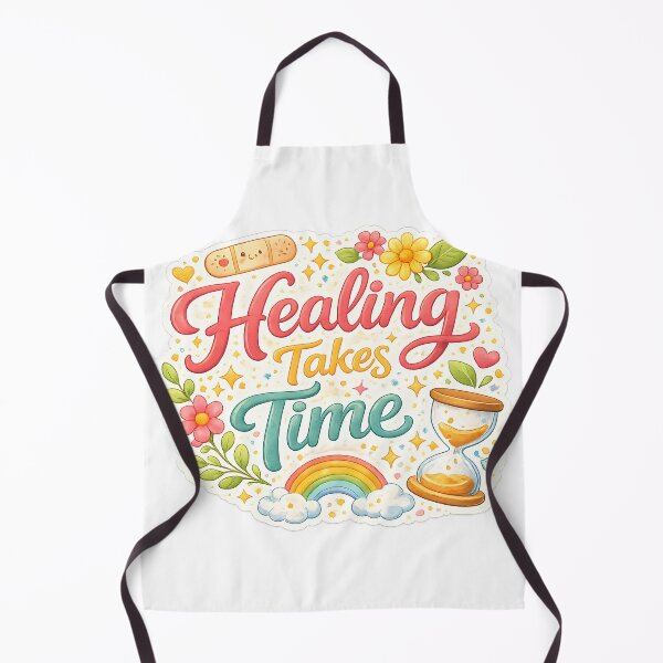 Item preview, Cute Healing Takes Time Mental Health Awareness Art Perfect Journal Cover Gift Idea designed and sold by Divakar Fashion.