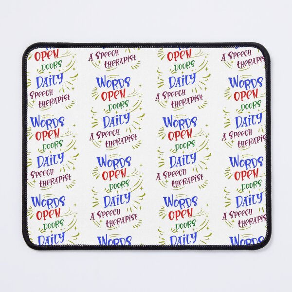 Item preview, Words Open Doors Daily Speech Therapy Design designed and sold by PrintSparkDesigns.