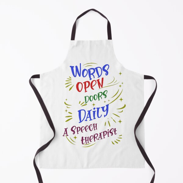 Item preview, Words Open Doors Daily Speech Therapy Design designed and sold by PrintSparkDesigns.