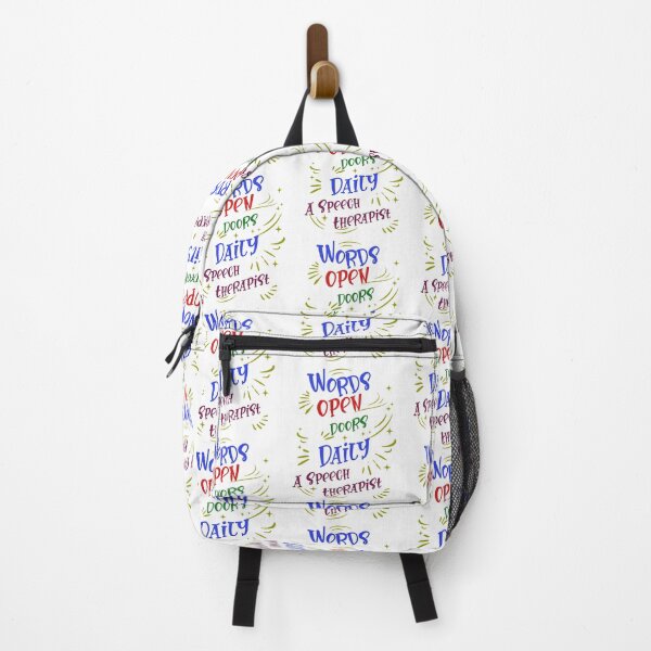 Item preview, Words Open Doors Daily Speech Therapy Design designed and sold by PrintSparkDesigns.