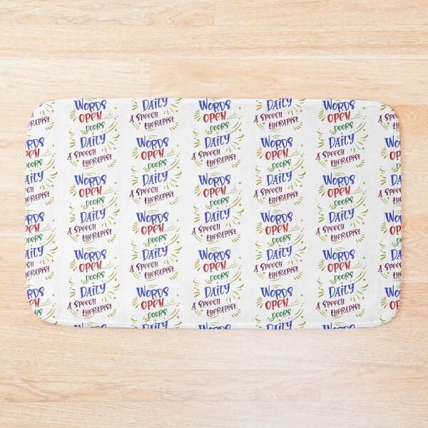 Item preview, Words Open Doors Daily Speech Therapy Design designed and sold by PrintSparkDesigns.