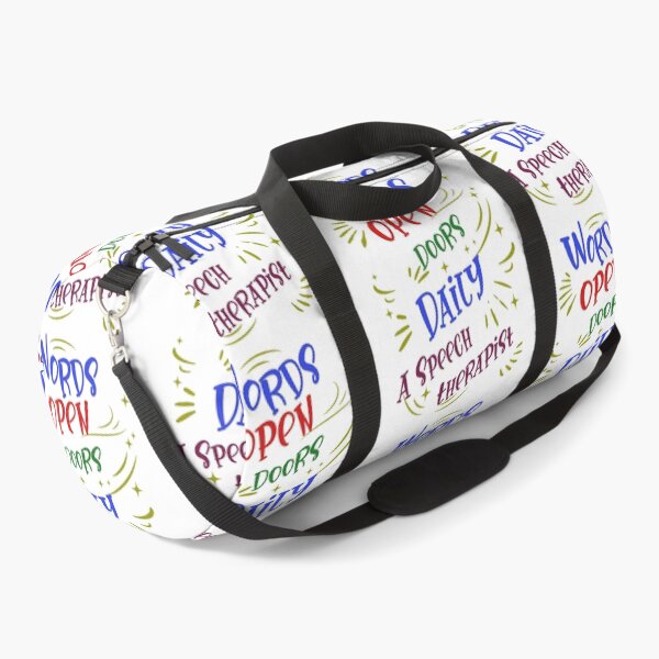 Item preview, Words Open Doors Daily Speech Therapy Design designed and sold by PrintSparkDesigns.