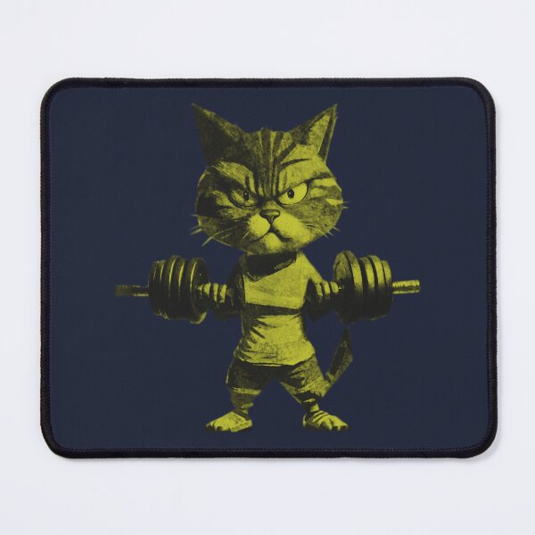 Item preview, Grim Gym Cat designed and sold by kinpirks.