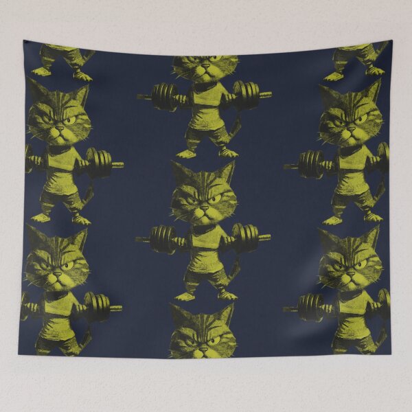 Item preview, Grim Gym Cat designed and sold by kinpirks.