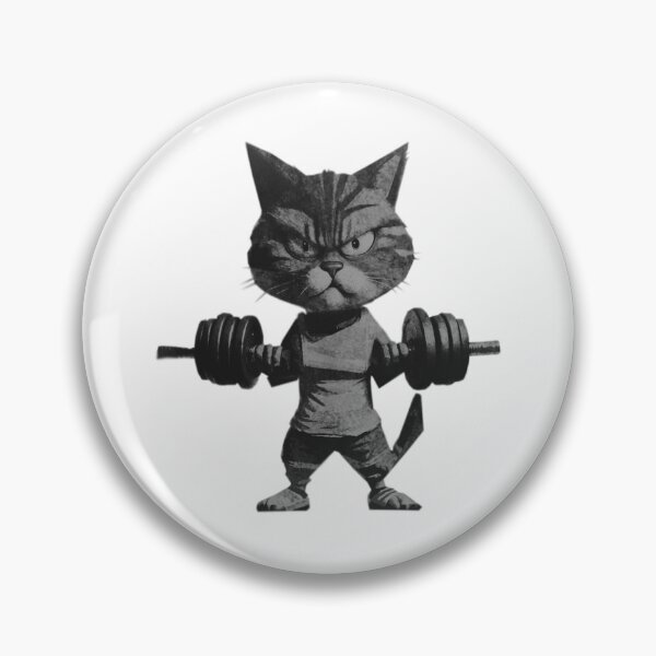 Item preview, Grim Gym Cat designed and sold by kinpirks.