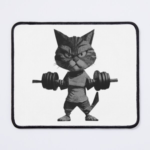 Item preview, Grim Gym Cat designed and sold by kinpirks.