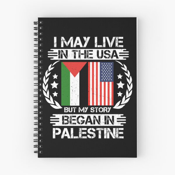 Item preview, I May Live In The USA But My Story Began In Palestine designed and sold by CosmoKitsch.