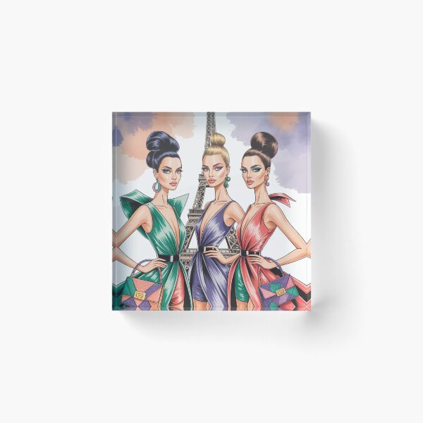 Item preview, Three models in Paris designed and sold by BenCoStyle.