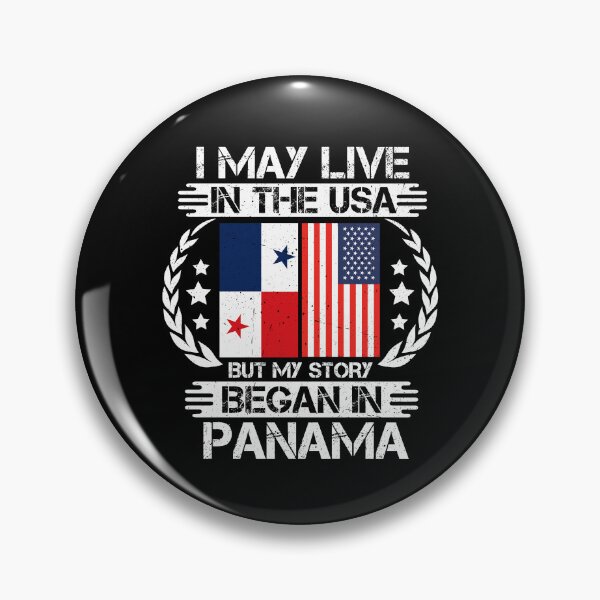 Item preview, I May Live In The USA But My Story Began In Panama  designed and sold by CosmoKitsch.