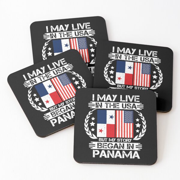 Item preview, I May Live In The USA But My Story Began In Panama  designed and sold by CosmoKitsch.