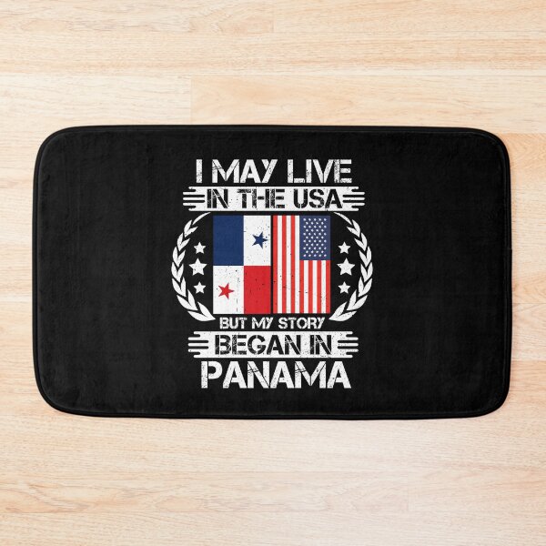 Item preview, I May Live In The USA But My Story Began In Panama  designed and sold by CosmoKitsch.