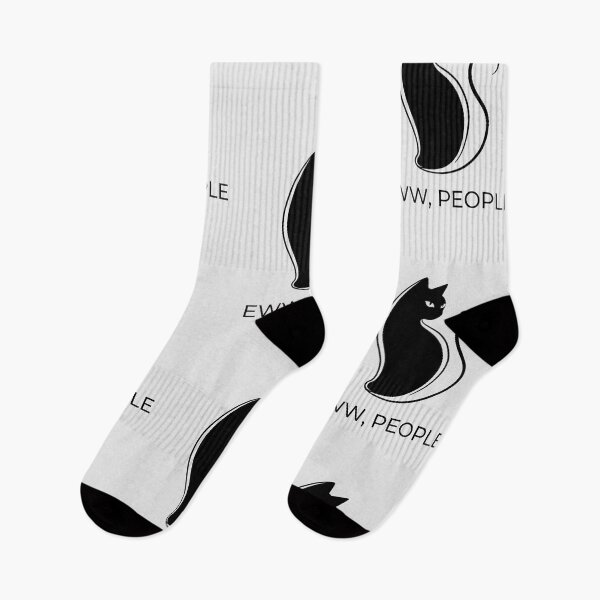 Item preview, Eww People Black Cat Silhouette designed and sold by KeremYurtseven.